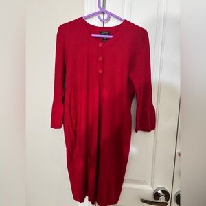Spense Red Knitted Dress